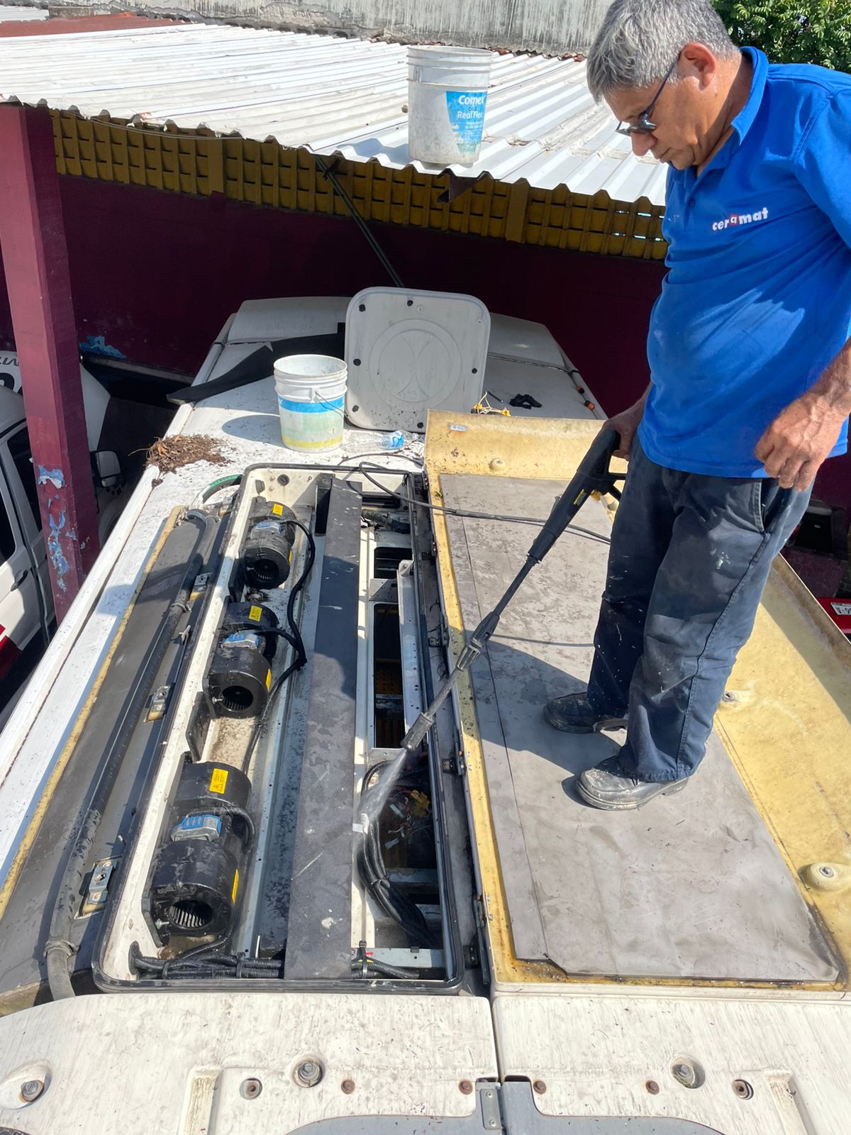 Mantenimiento de sistema de climatización.